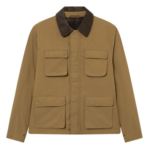 Les Deux - Nero Tech Contrast Collar Jacket | Camel