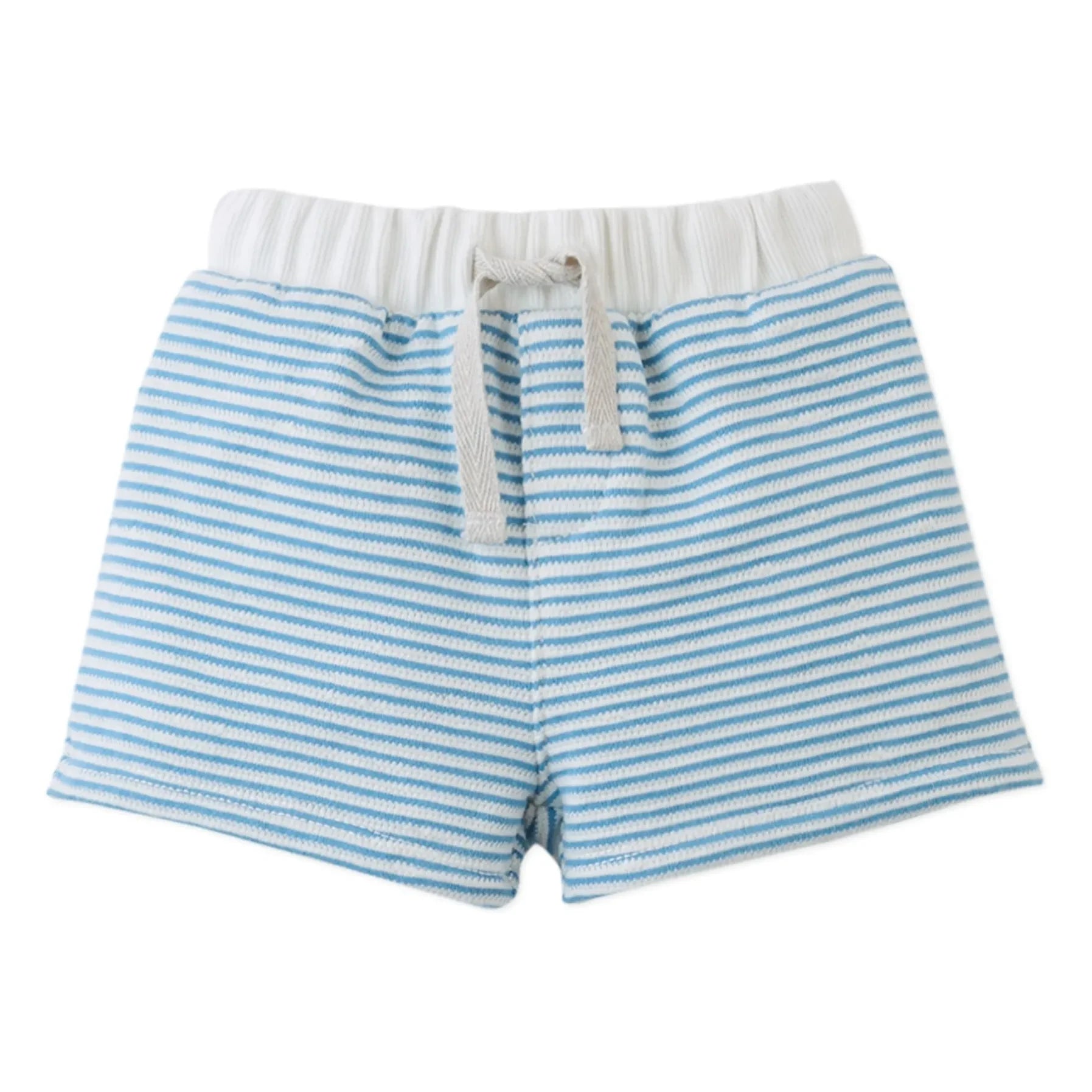 Gingersnaps - Dreyfus Striped Textured Shorts | Blue