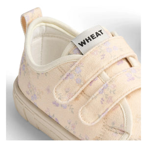 Wheat - Floral Bobbie Scratch Sneakers | Apricot