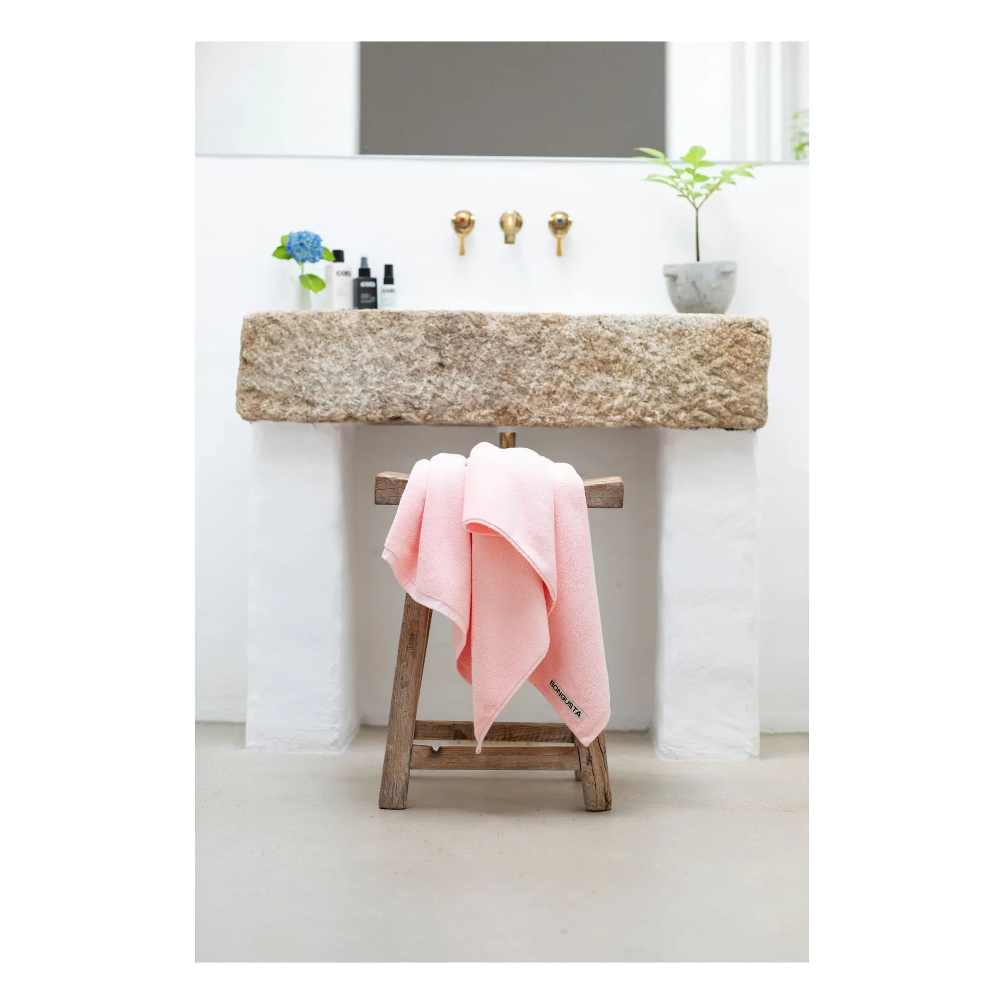Bongusta - Naram Bathroom Towel | Powder