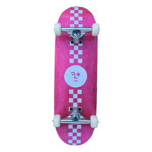 Mino Skateboards - Sunny Damier Skateboard | Pink