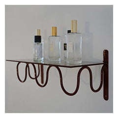 Honoré - Dolores Wall Shelf | Frosted Brown