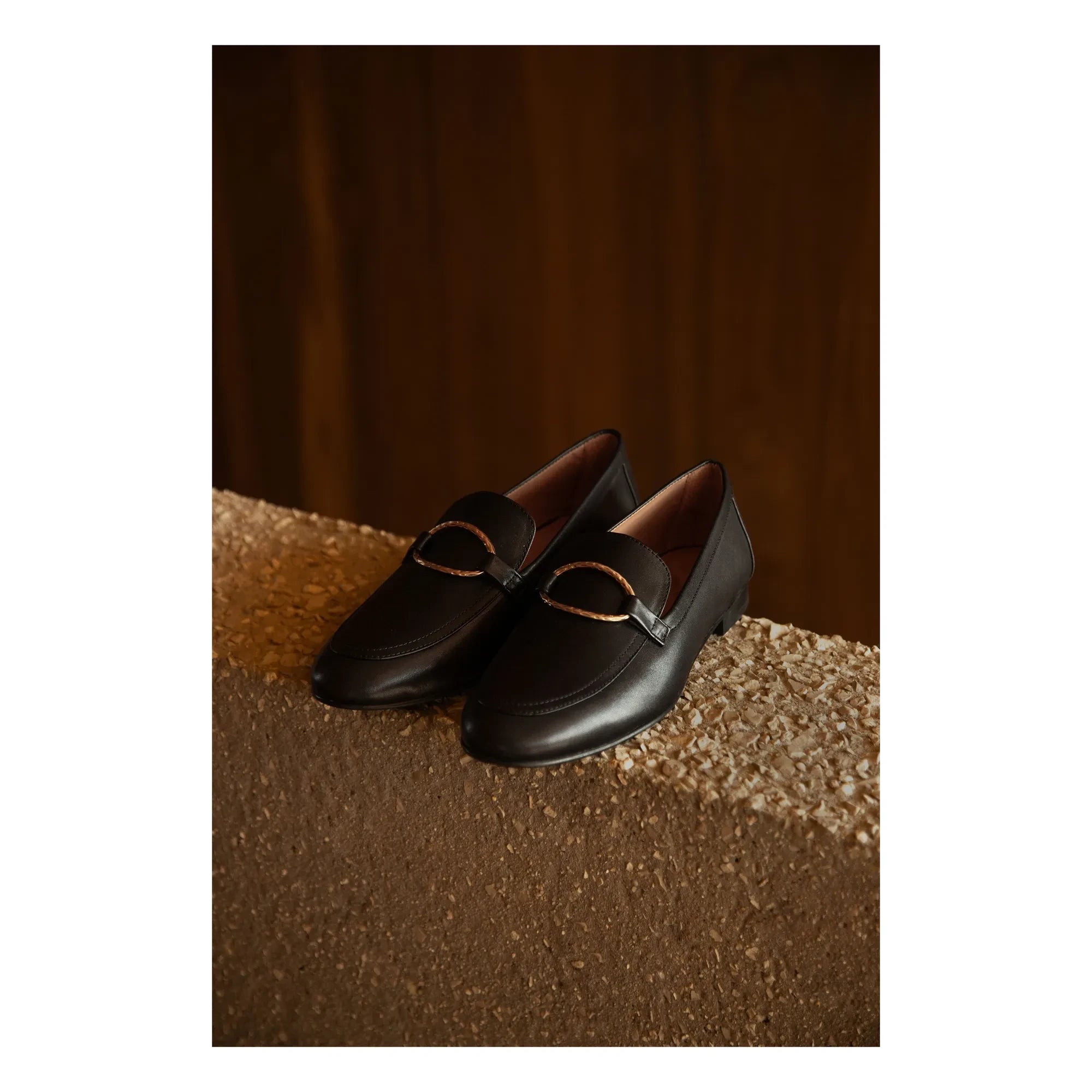 Lachoix - Tomboy Chic Loafers | Black