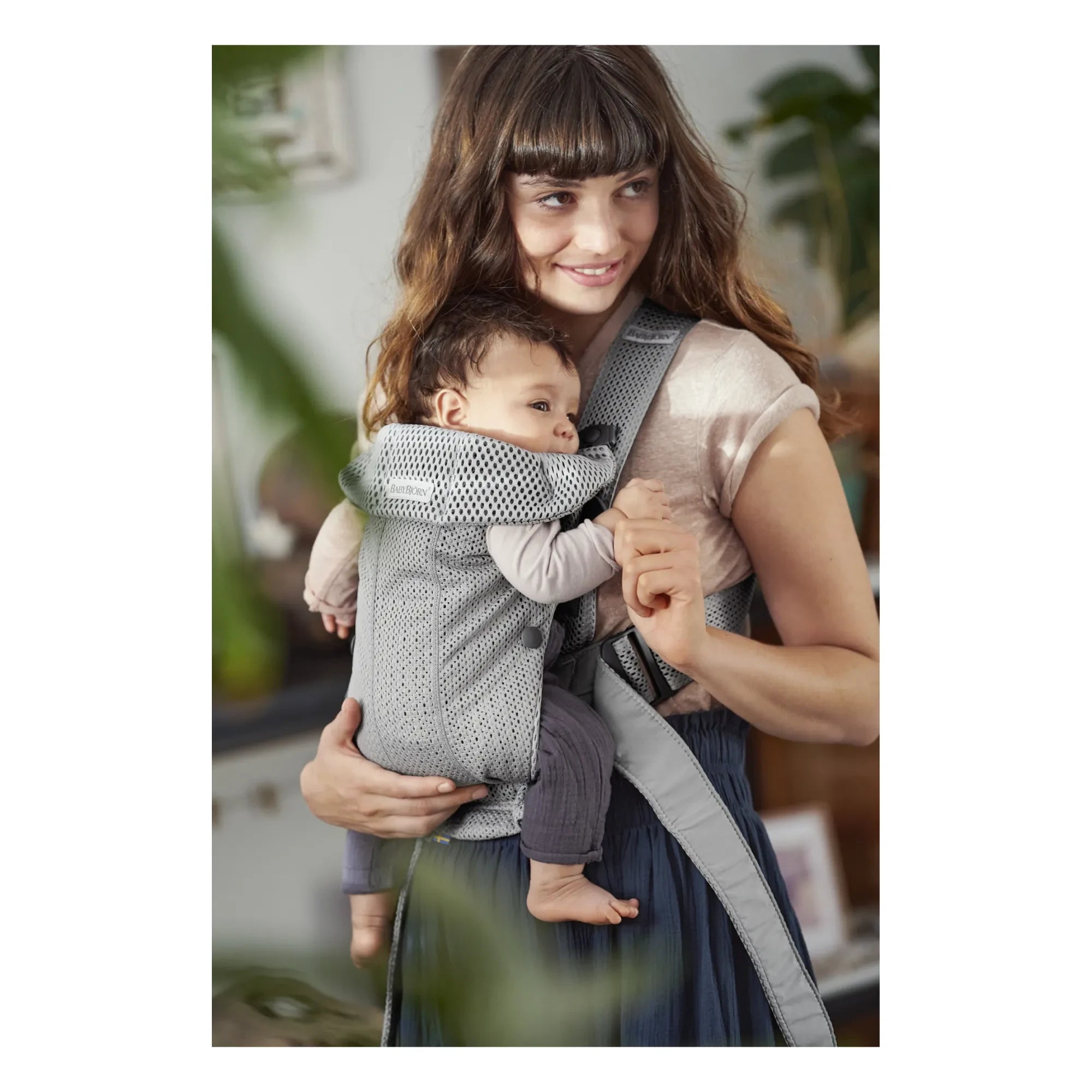 BabyBjörn - Mini Mesh Baby Carrier | Light Gray