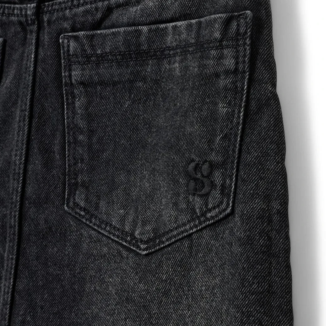 Sofie Schnoor - Indigosy Denim Skirt | Black