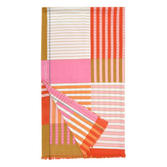 Mapoésie - Riviera Beach Towel | Pink