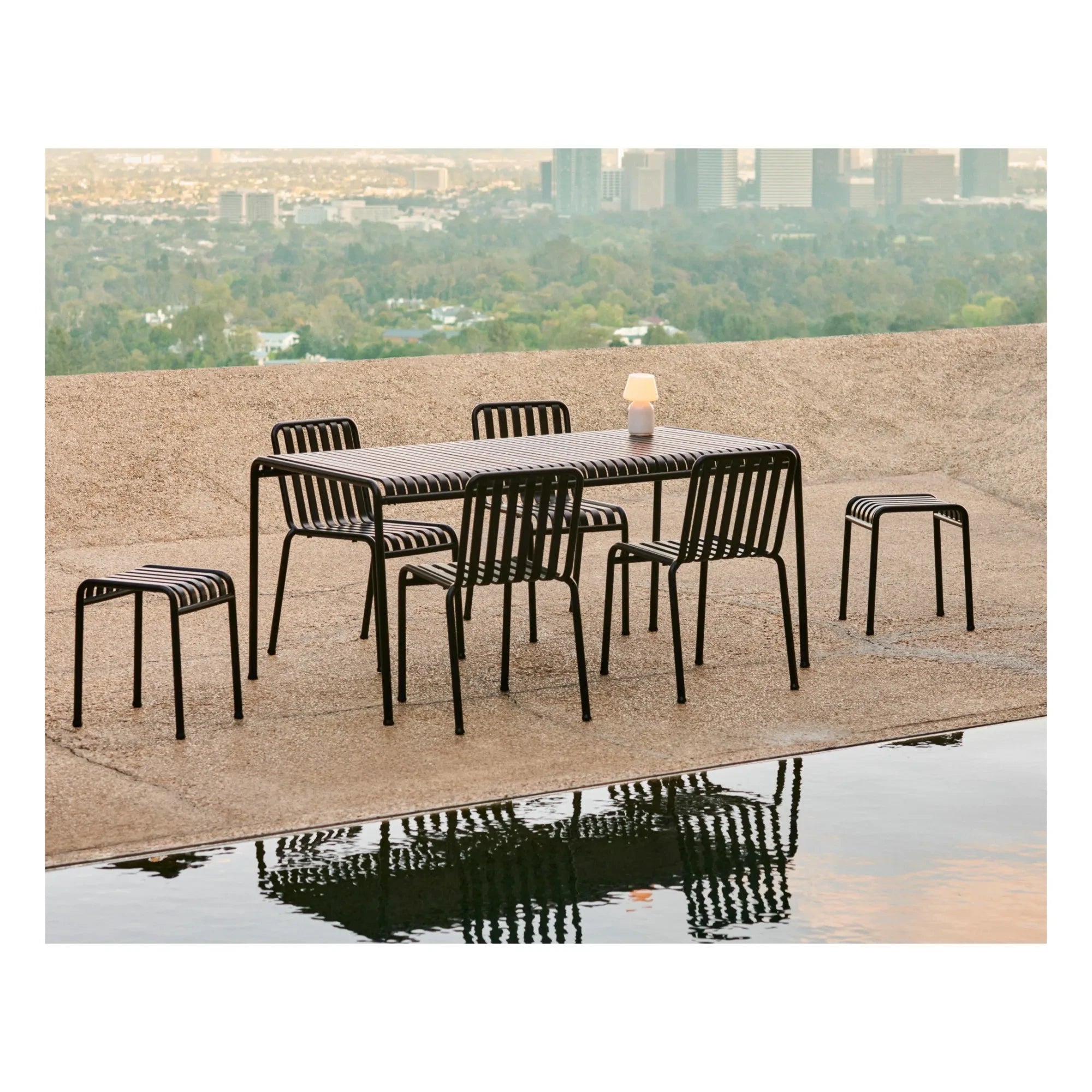 Hay - Palissade Table designed by Ronan and Erwan Bouroullec - 170 x 90 cm | Charcoal Gray
