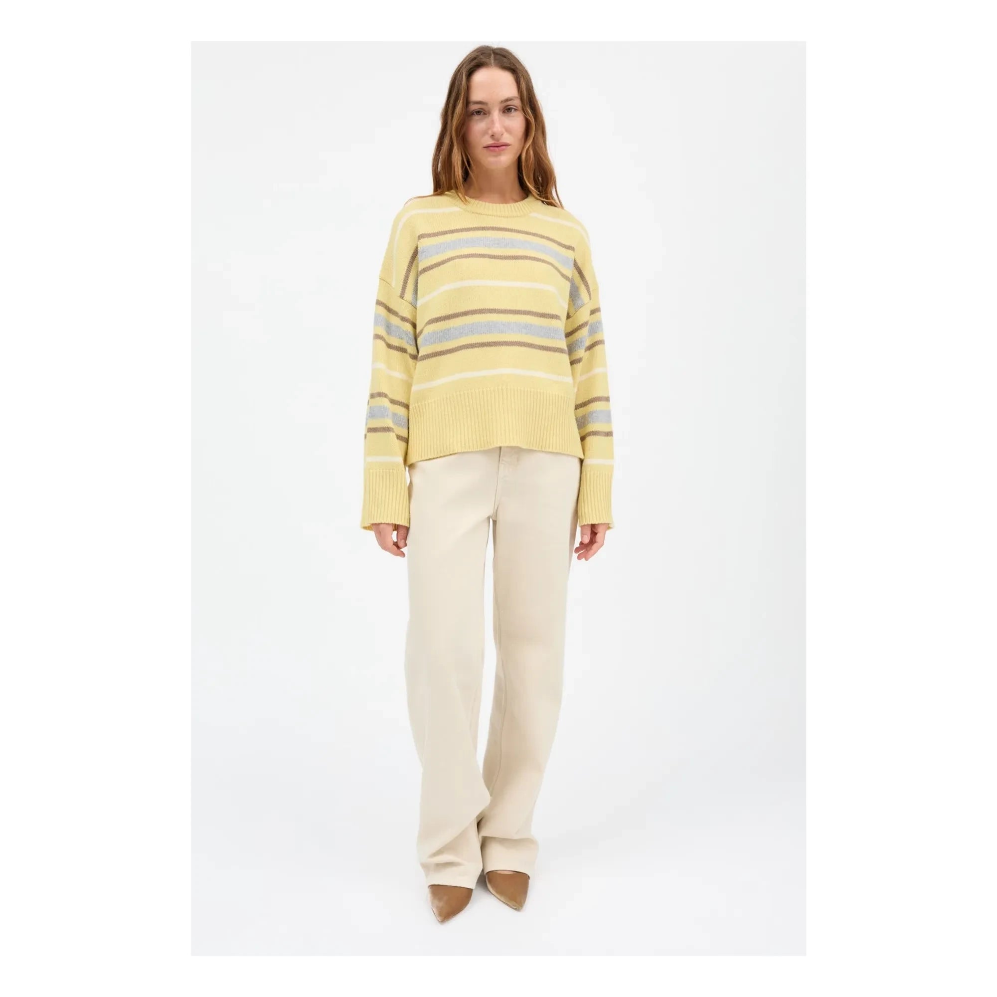 Skall Studio - Cannes Merino Wool Sweater | Yellow