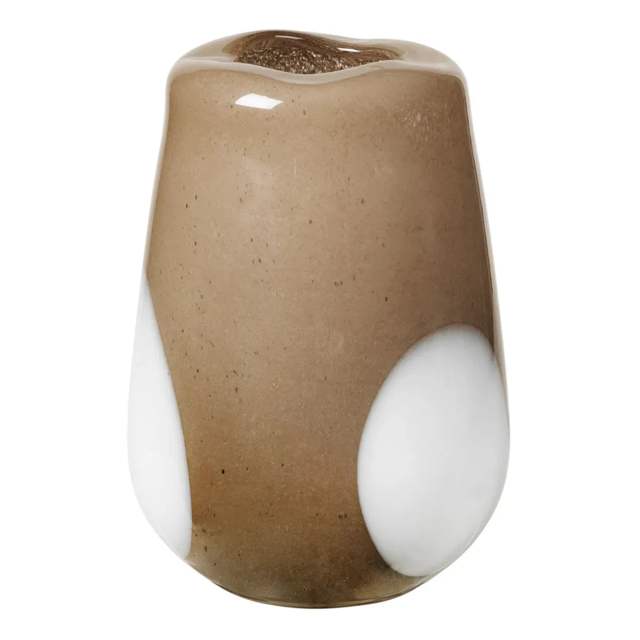 Broste Copenhagen - Ada Glass Vase | Taupe Gray