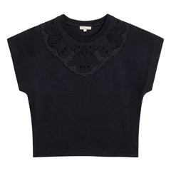 Louise Misha - Astralys Cotton T-Shirt | Black