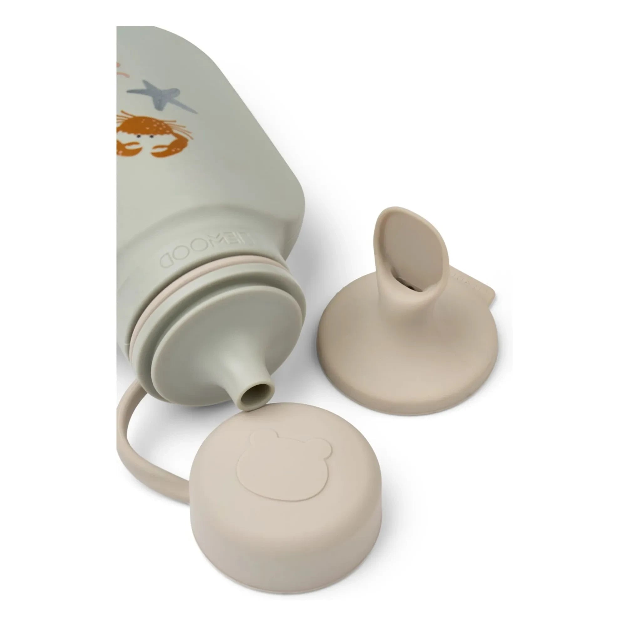 Liewood - Lizzie Sippy Bottle - Set of 2 | Marine Life/Sandy