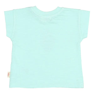 Búho - Çilek Organic Cotton Baby T-Shirt | Aqua