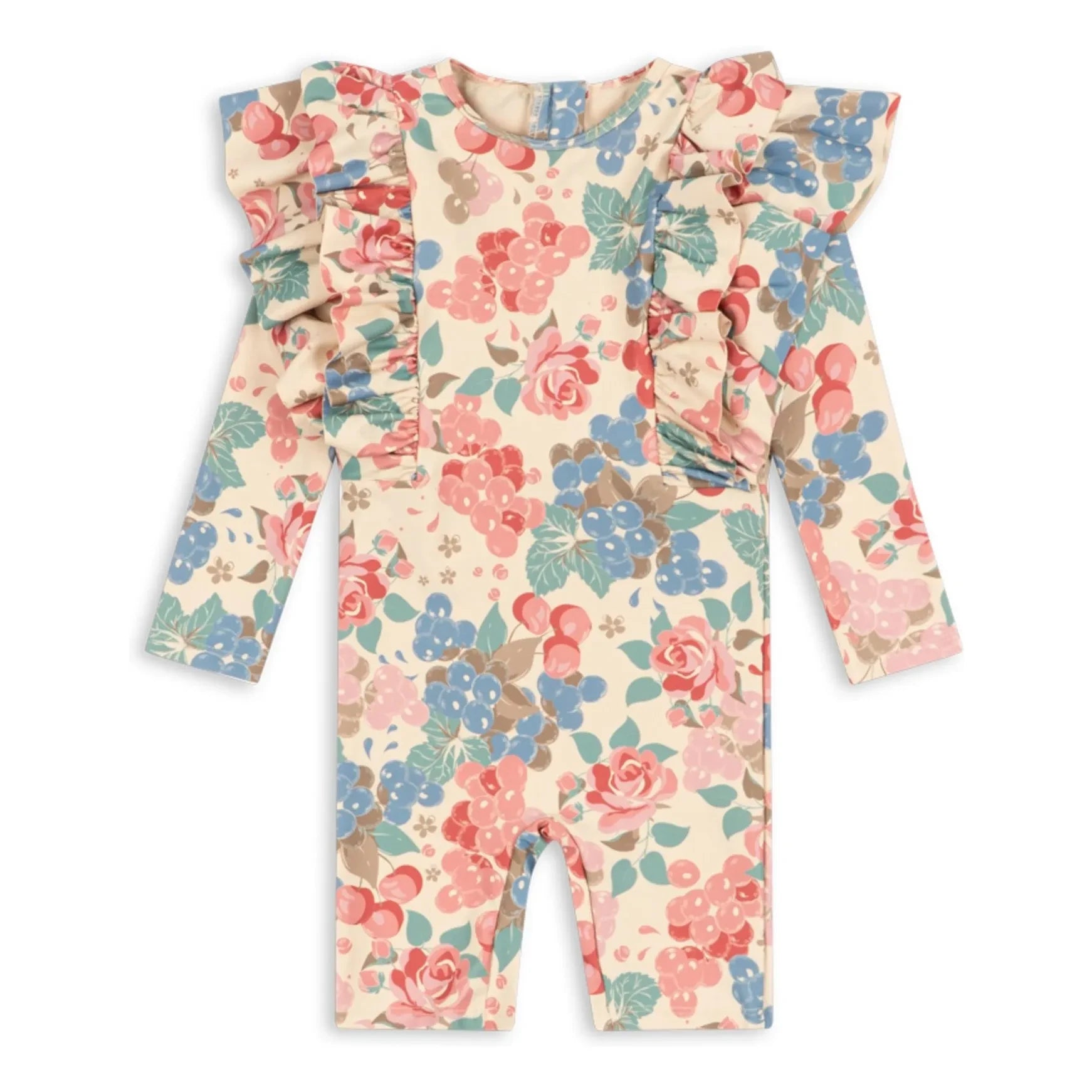 Konges Sløjd - Manuca Fleurie Recycled Fiber UV Protection Swimsuit | Beige