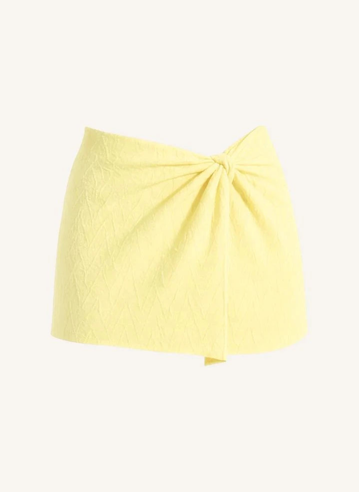 Lison Paris - Mojito Skirted Swimsuit | Yellow
