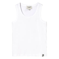 Finger in the nose - Chopper Ribbed Tank Top | White