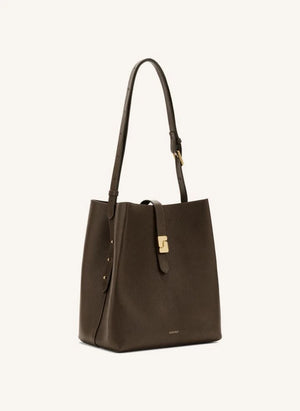 Soeur - Bello Leather Bag | Dark Khaki
