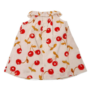 Bonpoint - Niniki Cerises organic cotton dress | Red