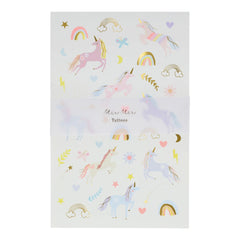 Meri Meri - Temporary Unicorn Tattoos