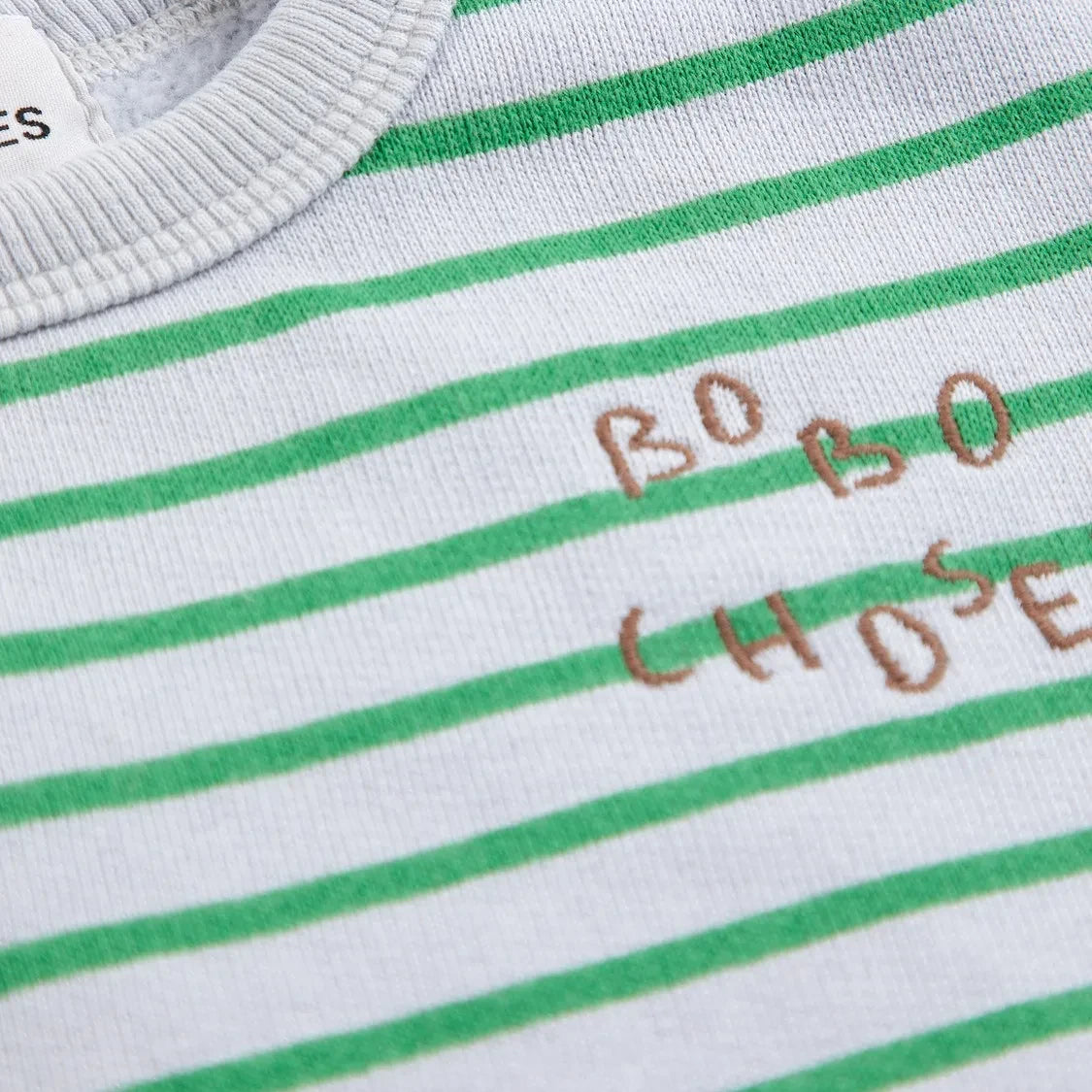 Bobo Choses - Striped Sweatband, Organic Cotton | Grey