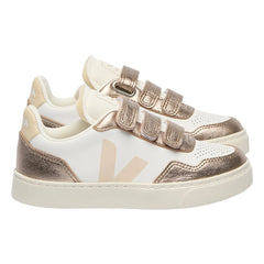 Veja - V-90 Deri Çizilme Sneaker O.T. | Bronz