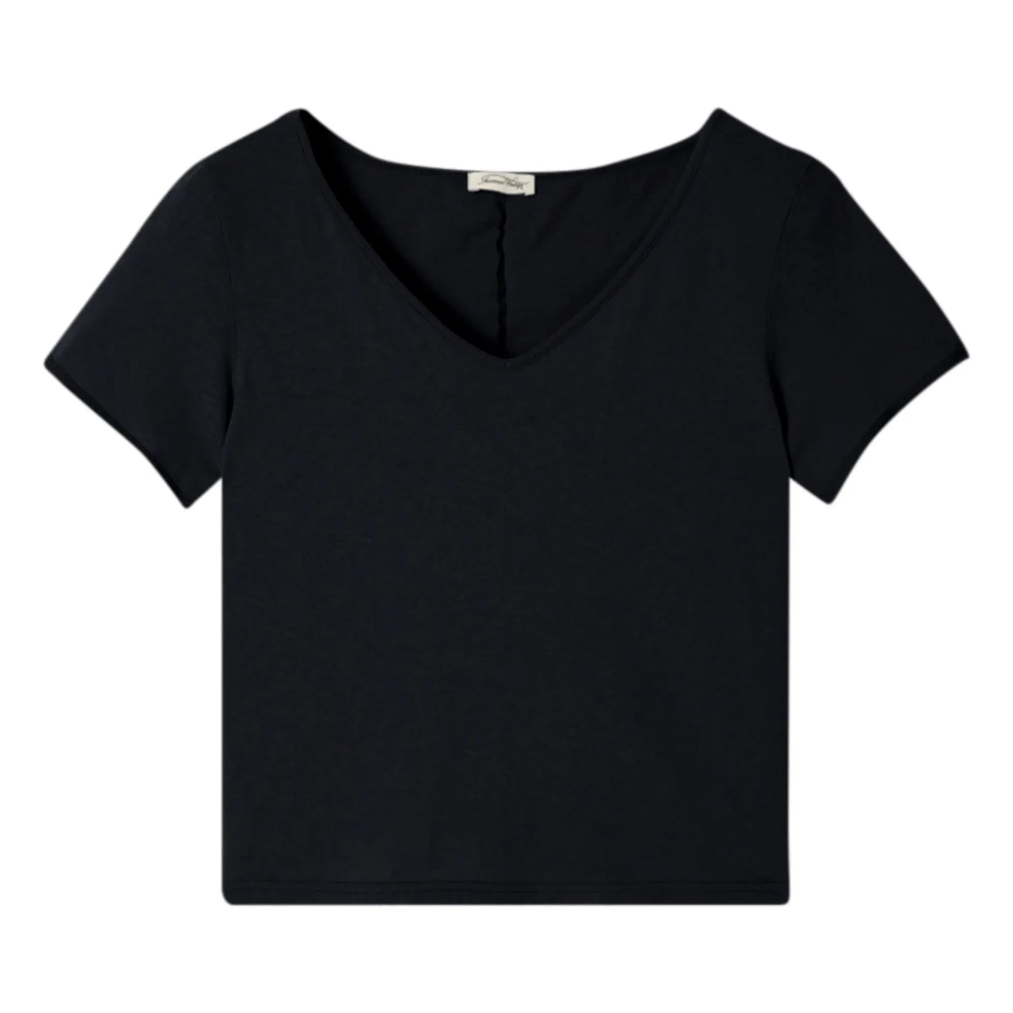 American Vintage - Aksun V-Neck T-Shirt | Black