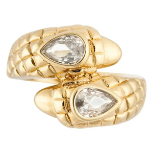 Sigal - Toi & Moi Ring | Gold