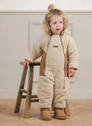 Töastie - Cloud Sherpa Waterproof Jacket Made from Recycled Fibers | Sand