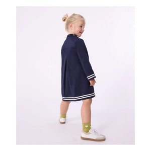 Petit Bateau - Dantelli Yaka Elbise | Lacivert