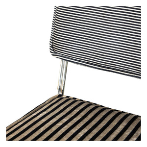 HKliving - Endless Striped Chairs - Set of 2 | Grey