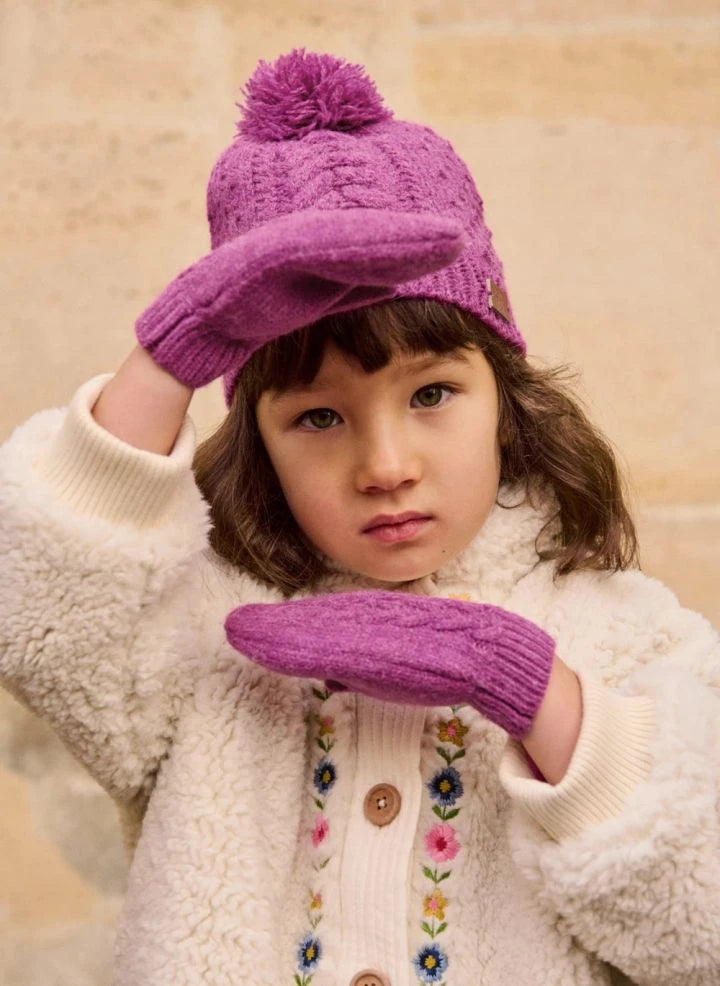 Louise Misha - Mitts Ania Laine | Raspberry