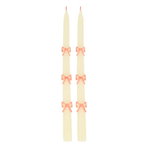 Meri Meri - Pink Ribbon Candles - Set of 2