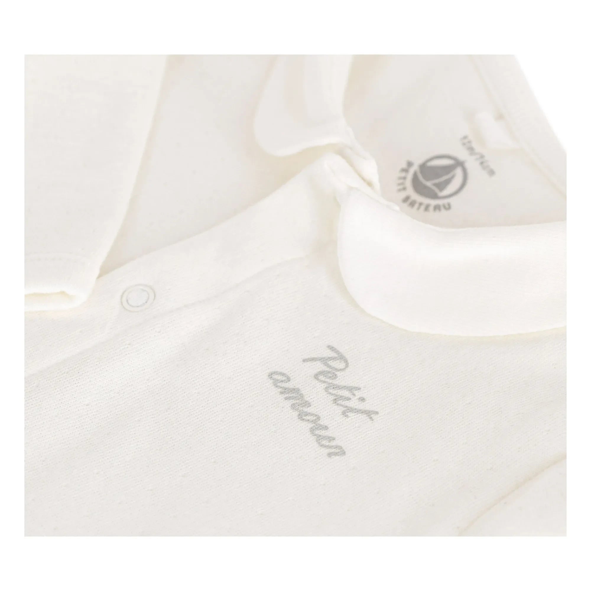 Petit Bateau - Organic Cotton Dors Bien Pajamas Petit Amour Tubique | White
