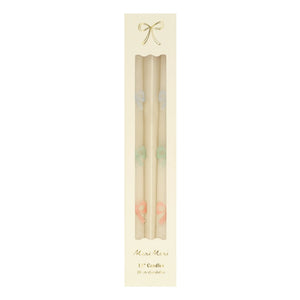 Meri Meri - Pink Knotted Candles - Set of 2