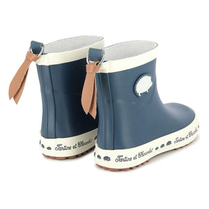 Tartine et Chocolat - Welly Patch Rain Boots | Blue