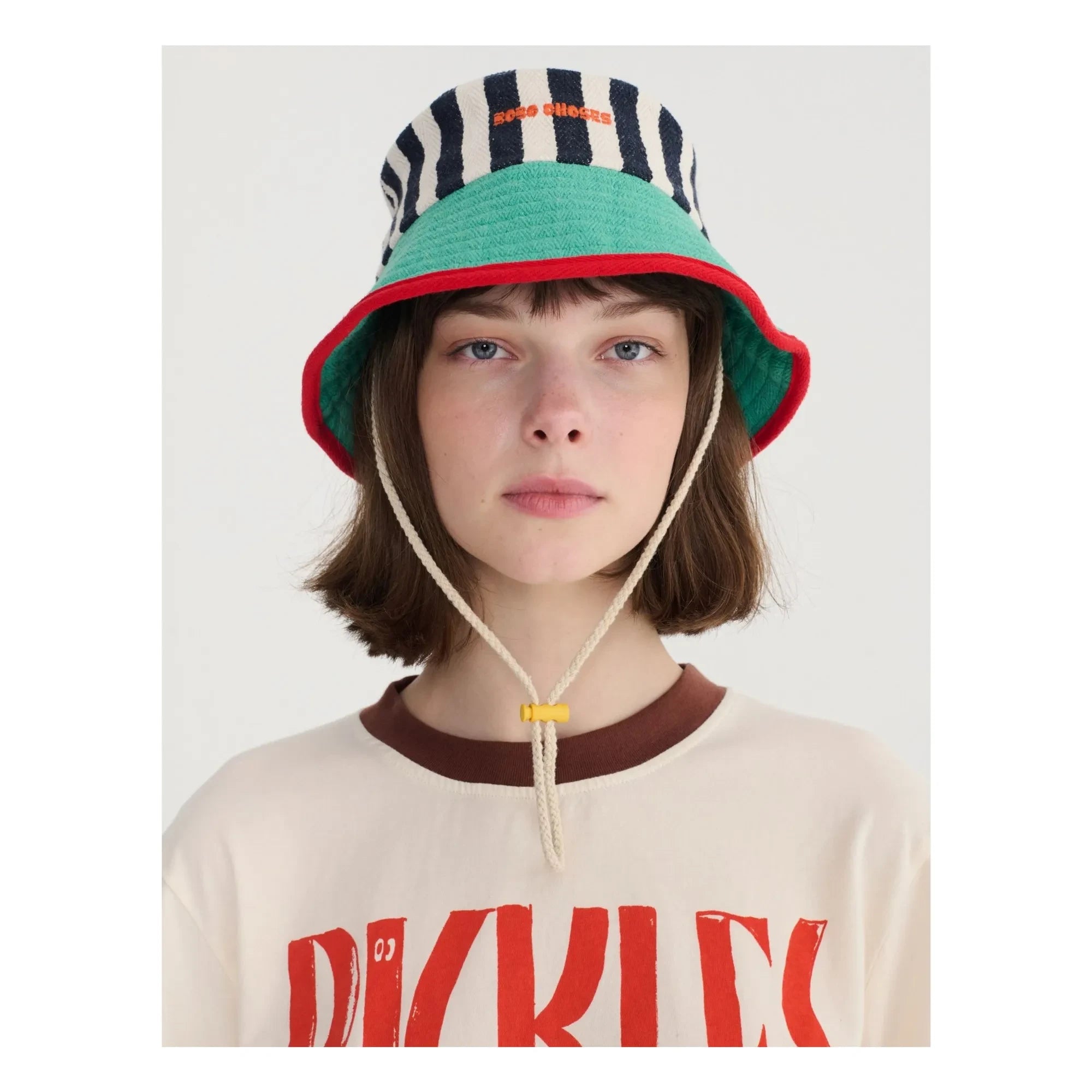Bobo Choses - Color-Blocked Recycled Cotton Hat | Blue