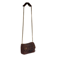 Jérôme Dreyfuss - Lulu S Velvet Leopard Crust | Brown