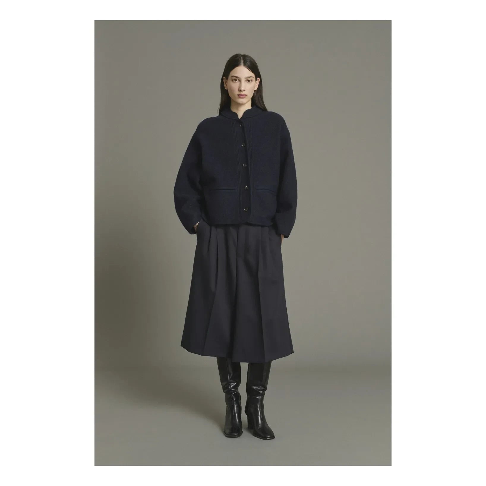 Soeur - Olympe Pure Wool Jacket | Navy Blue