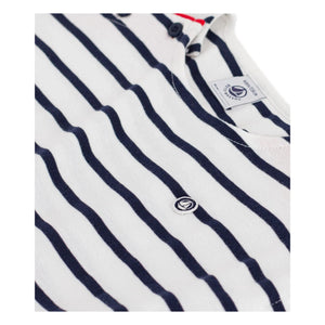 Petit Bateau - Striped Sleeveless Dress | White