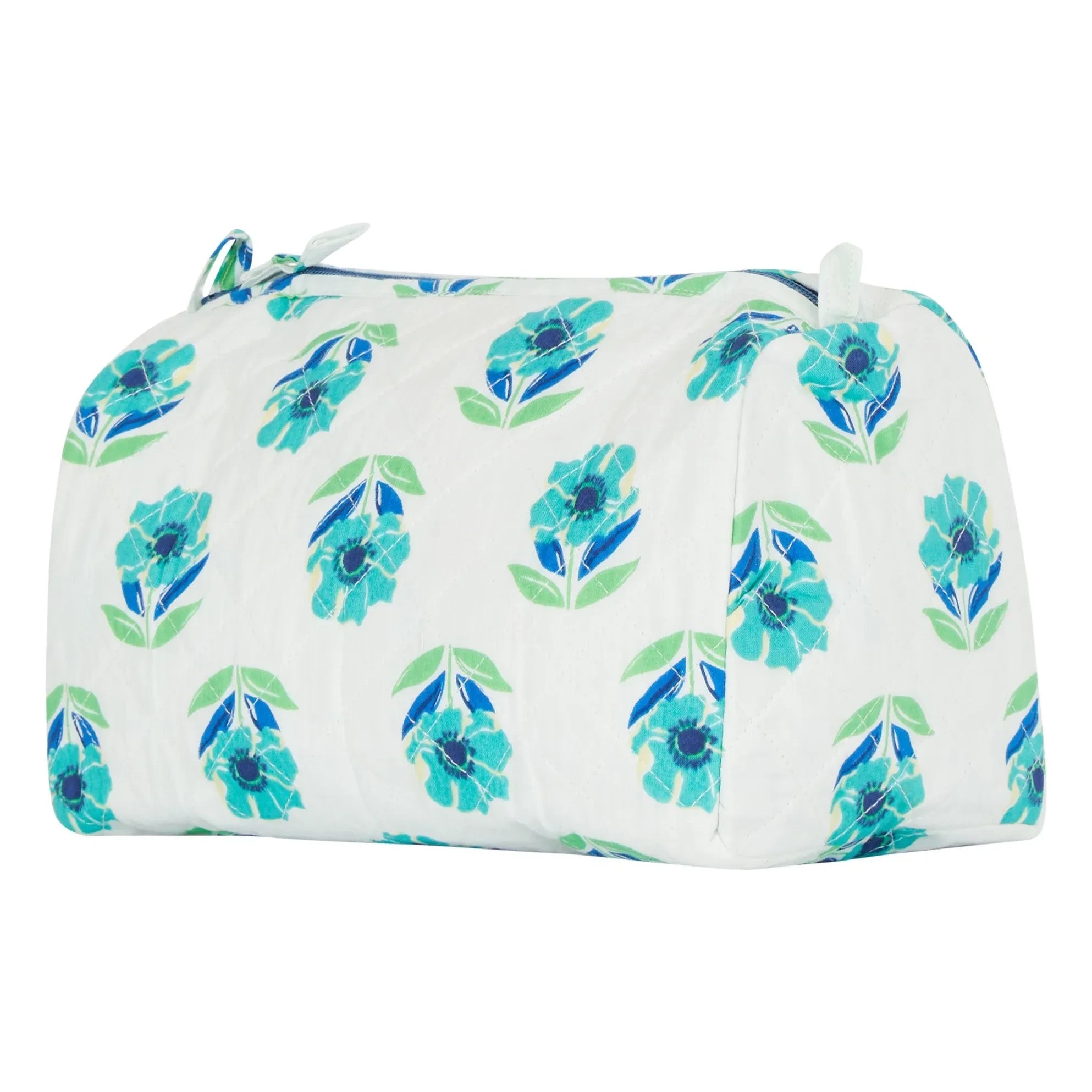 Lucas du Tertre - Blue bouti round toiletry bag | Azure blue