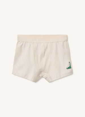 Liewood - Set of 3 Marvin Dinosaurs Organic Cotton Boxer Briefs | Beige