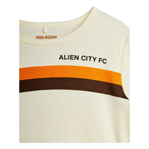 Mini Rodini - Alien City 8 organic cotton T-shirt | Ecru