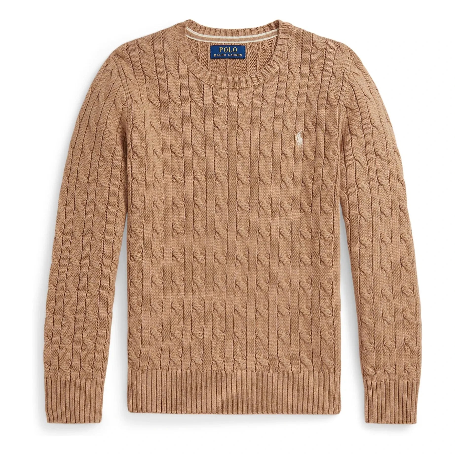 Ralph Lauren - Logo Cable Knit Sweater | Beige