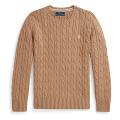 Ralph Lauren - Logo Cable Knit Sweater | Beige