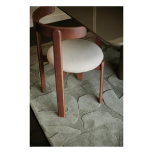 Gabrielle Paris - Lilac Wooden Chair, Linen Seat | Ecru
