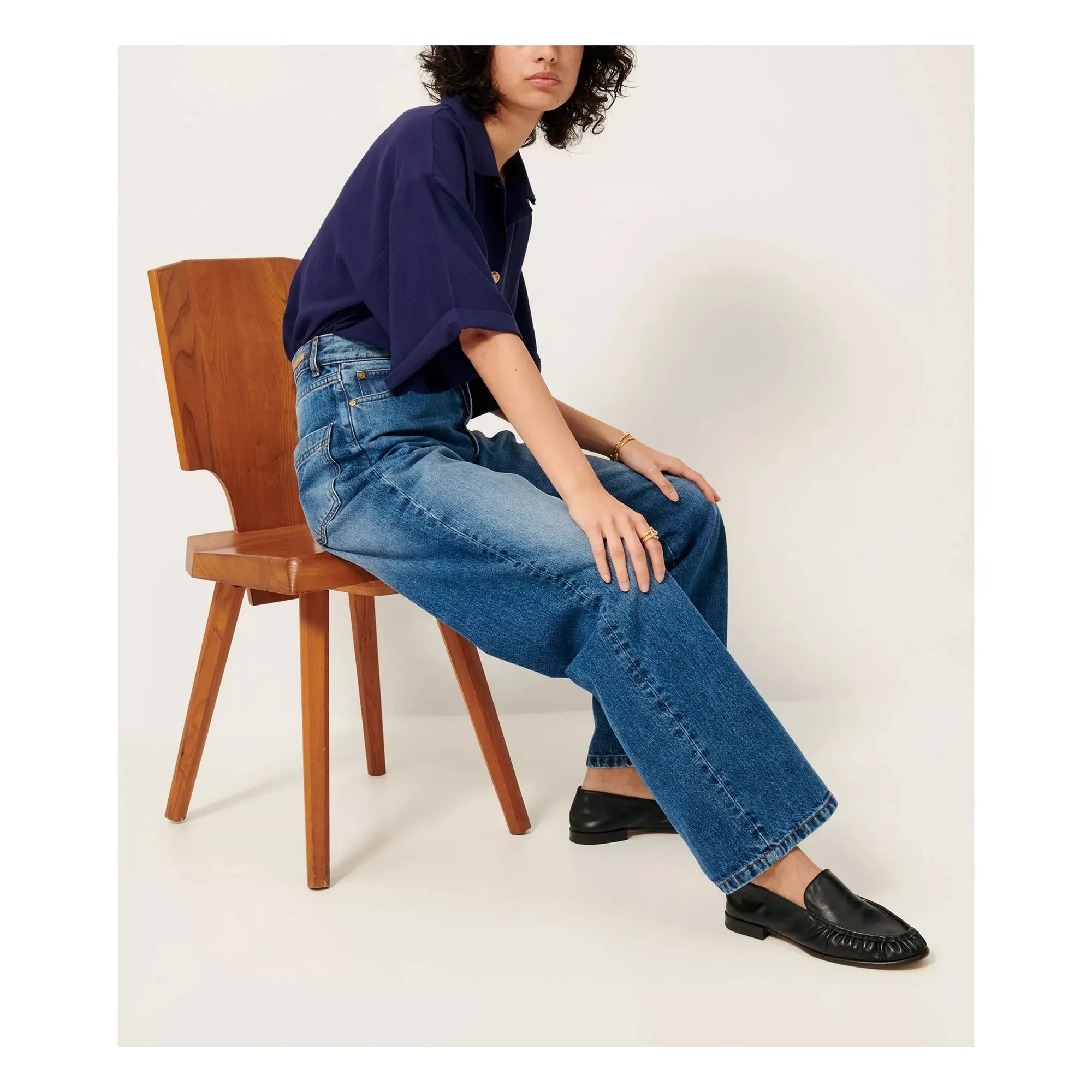 Sessùn - Ayano Leather Loafer Shoes | Black