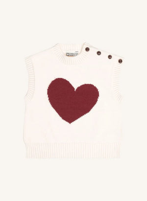 Tumble N'Dry - Chloe Sleeveless Sweater | White