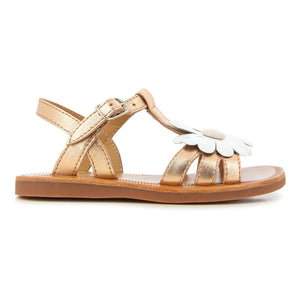 Pom d'Api - Plagette Big Flo Sandals | Rose Gold