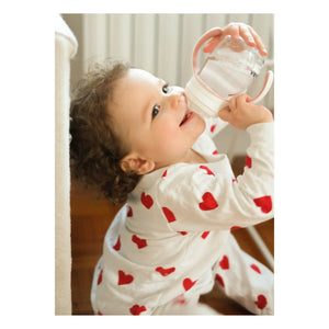 Béaba - 2-in-1 Learning Baby Bottle 240 ml | Powder Pink