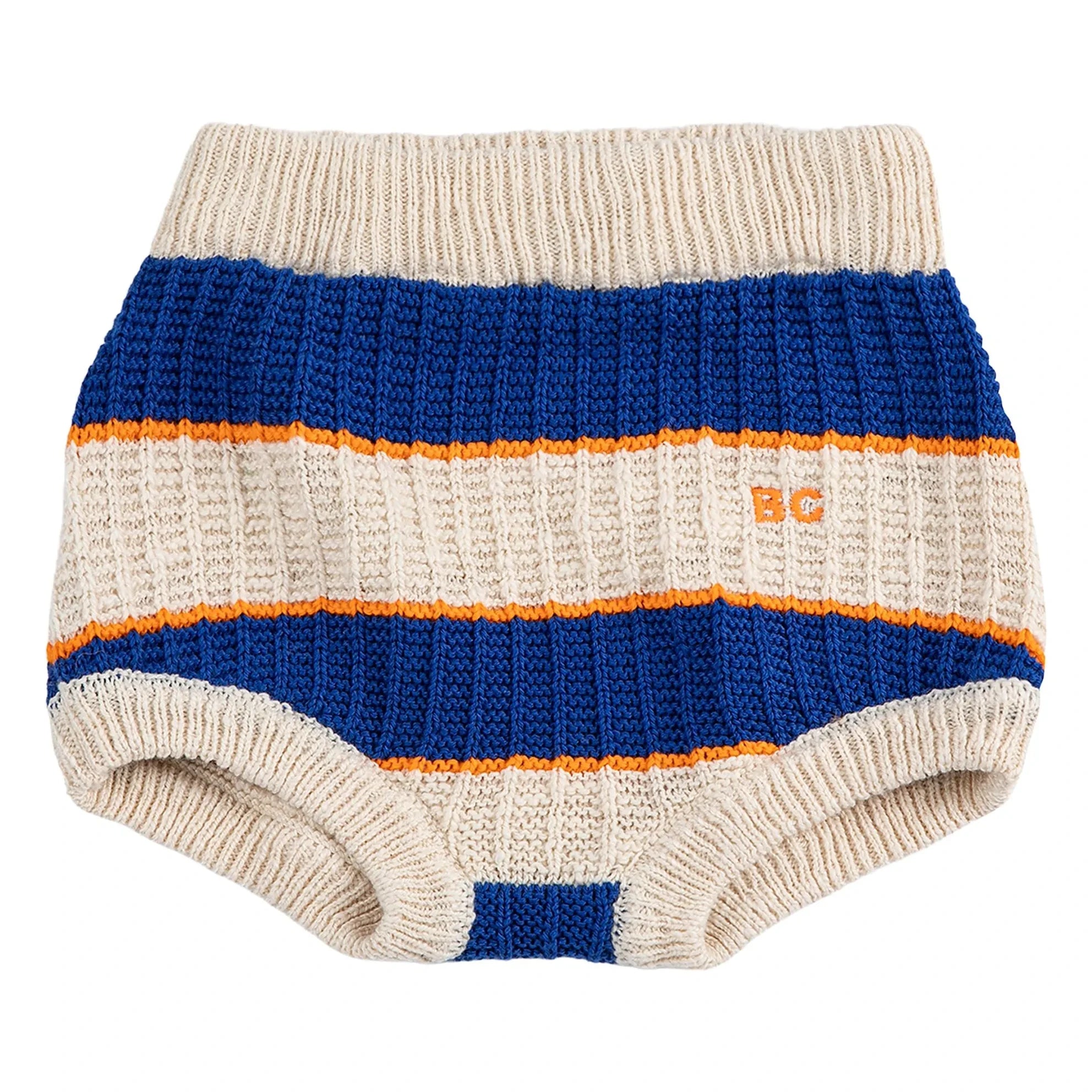 Bobo Choses - Striped Organic Cotton Knit Bloomers | Ecru