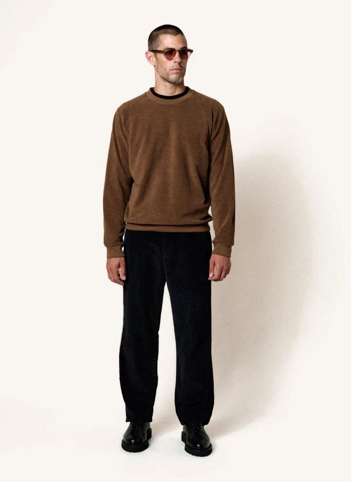 Homecore - Aquae Cotton Sweatshirt | Brown